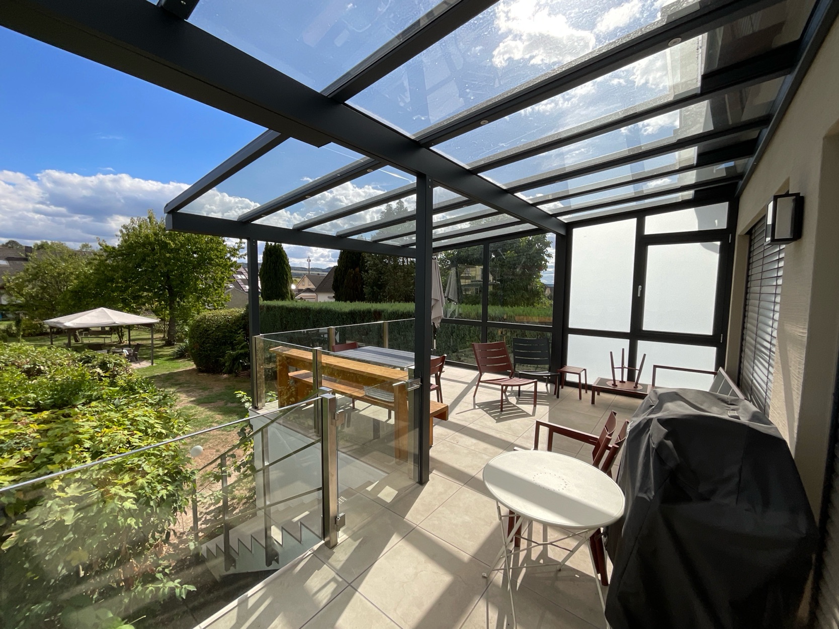 Terrassendach in Föhren